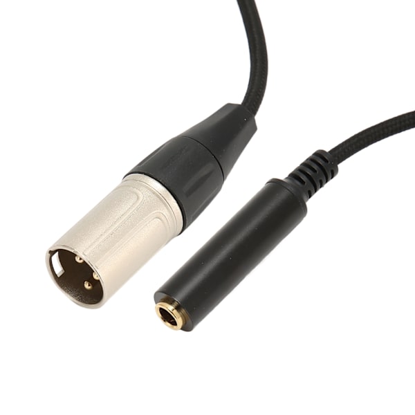 6,35 mm 1/4 tommer hun til XLR han adapterkabel 3-polet han til 6,35 mm sokkel mikrofon lydkabel