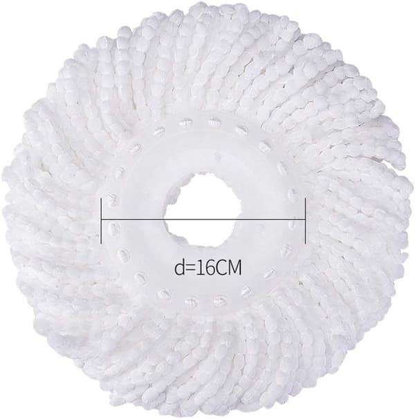 3-pakning mopphode erstatning Spin Mop erstatningshode 360° mikrofiber