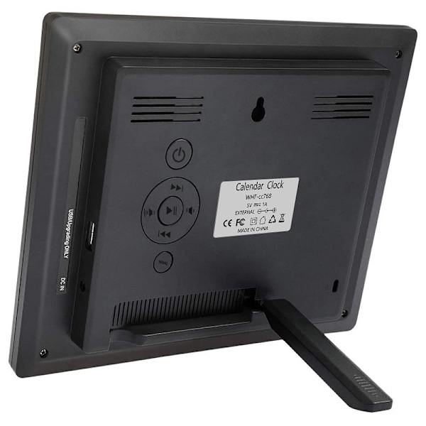 Digitala klockor för seniorer, synskadade - Stor display, medicinpåminnelse, automatisk dimning, batteribackup, stilren dekorativ design