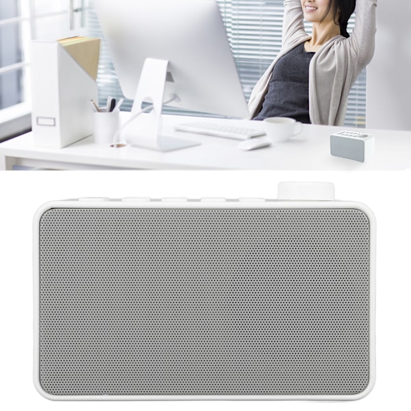 S16 Hvit støy maskin USB oppladbar bærbar lydmaskin med 8 naturlige lyder for baby voksne barn sovende