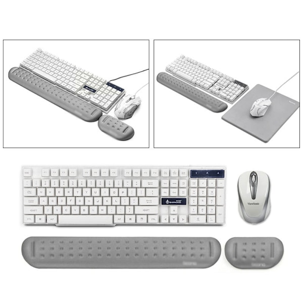 Håndledsstøtte til tastatur med memory foam