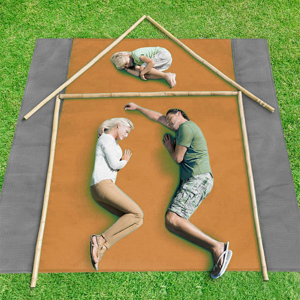 Piknikviltti 200 x 210 cm rantapiknikviltti vedenpitävä rantapyyhe