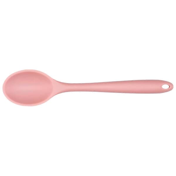 Silikon-omrörningssked för matlagning 5 st non-stick köksredskap rosa