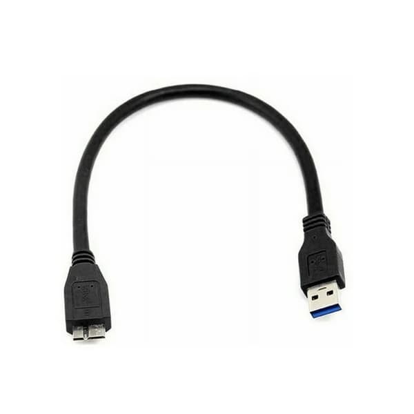 Ekstern harddiskkabel USB 3.0 til Micro-B Super Speed Dataforlengelseskabel med doble Type-A-kontakter for forbedret strømforsyning, erstatning