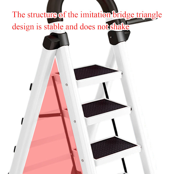 Stege Hemvikbar Teleskopstege Tjockare Stor Pedal Stabil och Hållbar Fiskgårds Stege Inomhus Multifunktionell Trappstege
