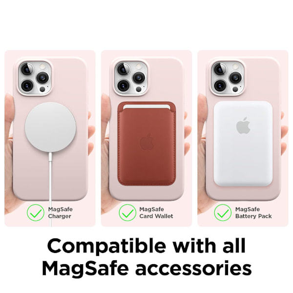 MagSafe skyddsfodral iPhone 13 Pro Max APPLE silikon rosa