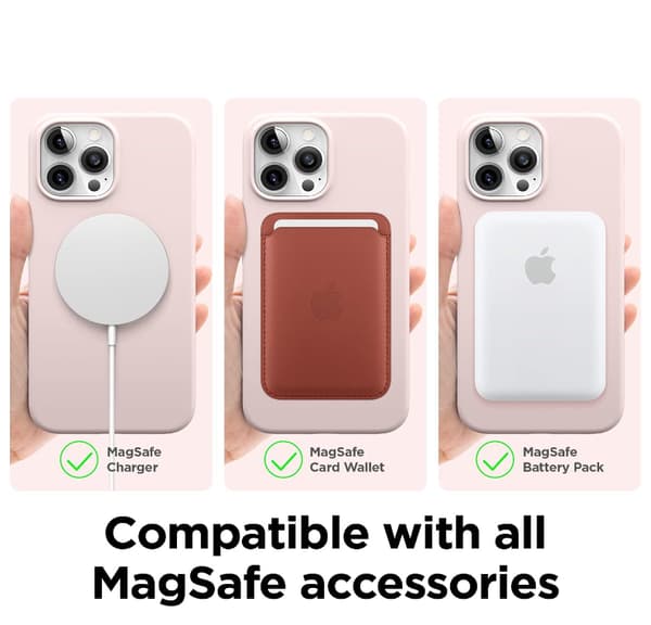 MagSafe-suojakotelo iPhone 13 Pro Max APPLE silikoni pinkki