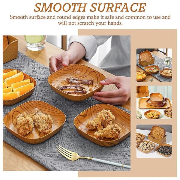 Multi Food Accessory Serveringsfat för daglig användning, 8-pack
