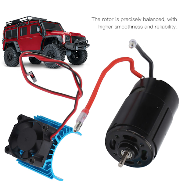 3,17MM 550 borstad motordelar för TRX4 SCX10 90046 1/10 RC Crawler OffRoad Climbing Car(21T )