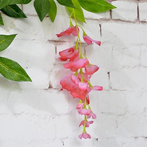 Kunstig Wisteria Vinstok, Kunstige Blomster Hængende Vinstokke Planter