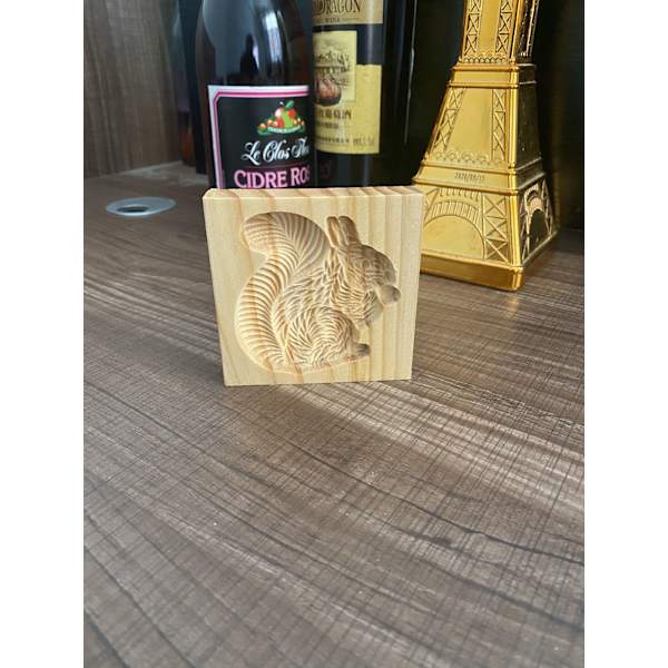Kakform i trä, bärbar, för hemmet, pepparkaksform, DIY-projekt för föräldrar och barn, gourmetform