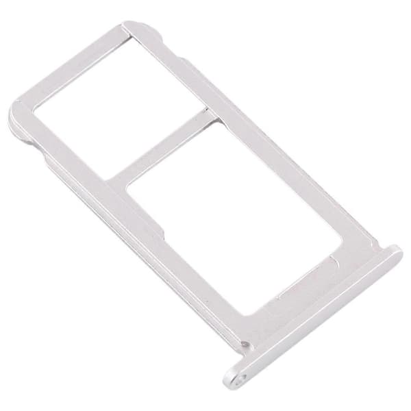 SIM-kortshållare + Micro SD-kortshållare för Nokia 7.1 Silver