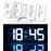 LED-klocka med alarmfunktion och variabel ljusstyrka, 21 cm