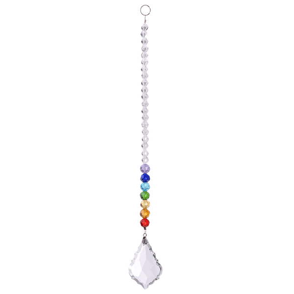 Regnbue Krystal Prisme Kugle Chakra Farver Strand Design