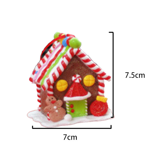Julepynt, pepperkakehus ornamenter