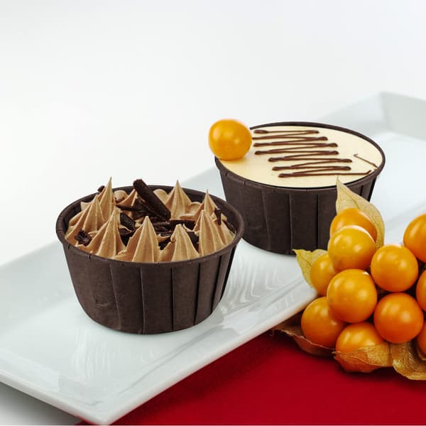 50 stk. papir muffinsforme, muffin cupcake forme, bageforme Weiß