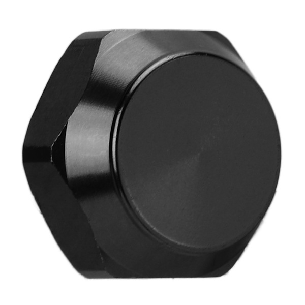 4 kpl 17 mm kuusiokoloruudullinen pyöränmutteri alumiiniseoksesta pölytiivis kiinnityskorkit 1/8 RC-autojen päivitystarvikkeisiin musta
