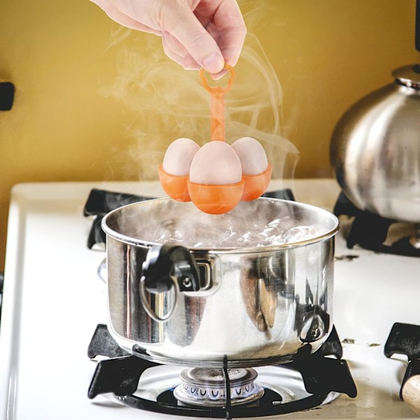Kreativ Kökskompanjon, Risbollsform Skakare Sushi Roll Maker, Multifunktionellt Äggställ och Kokare för Matlagning, Förvaring och Servering av Ägg