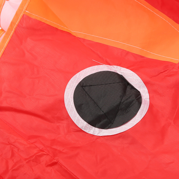 Delfinkite i polyester, 3D-tecknad djur, mjuk parafoil, utomhusleksak för barn, röd