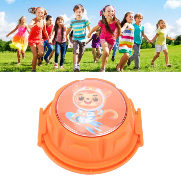 Touch Højdesprings Tæller Børn Lysende Højde Træner Vertikal Spring Tester Med Stemme Tæller Højde Diagram Orange