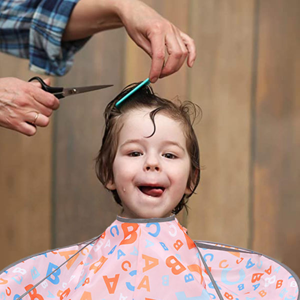 Kids Haircut Cape Hiustenleikkausviitta, Parturiviitta Taitettava