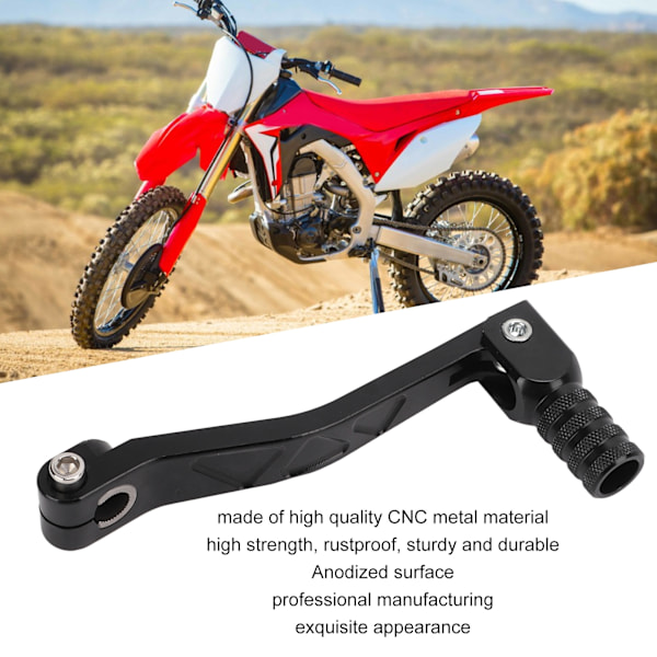 Universell CNC-växelspak, fällbar växelspak, svart, terrängmotorcykeltillbehör, ersättning för CRF BBR KXL TTR