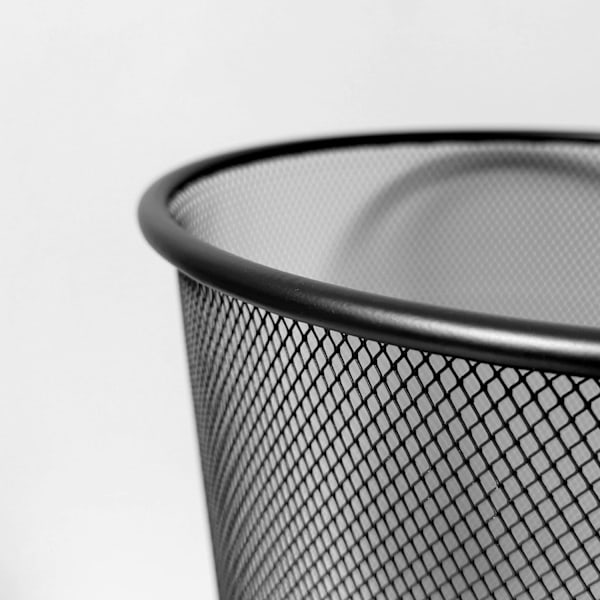 Mesh papperskorg kontor, järnpulverlackerad, papperskorg