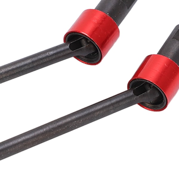 2 st RC CVD drivaxel med hög hårdhet, hållbar, stabil, enkel montering, CVD drivaxel för Traxxas LaTrax TetonRed