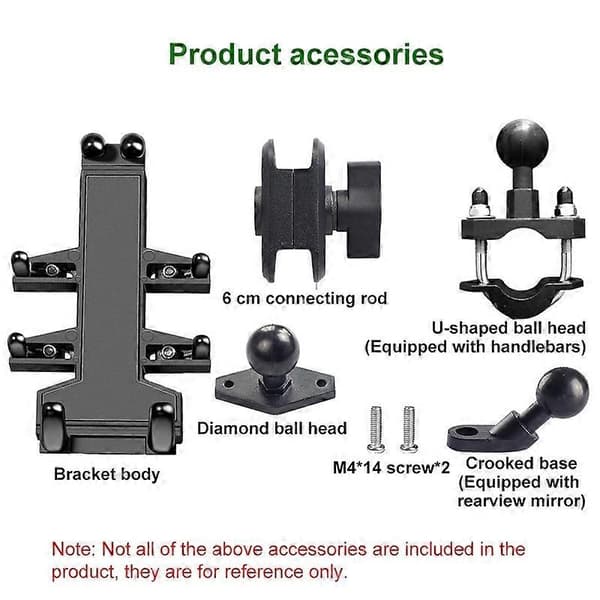 M8 Bolt Mobilholder for styre