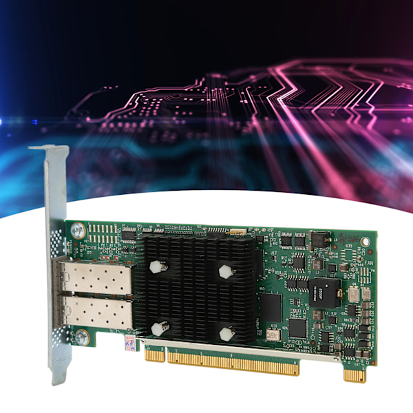 Ethernet-gränssnittskort 2-portars Ethernet Virtual Interface Card SFP+ optisk modul kort PCI Express 10Gb nätverksadapter