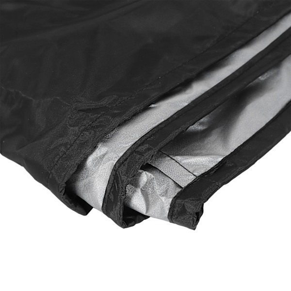 Svart U-formad sofföverdrag Dammsäker Vattentät Utomhusmöbelskydd 321x155x76/86cm