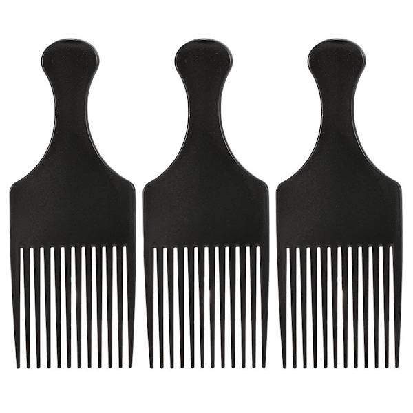 Hair Comb for Men Women, Black Soft Plastic Hairdressing Styling