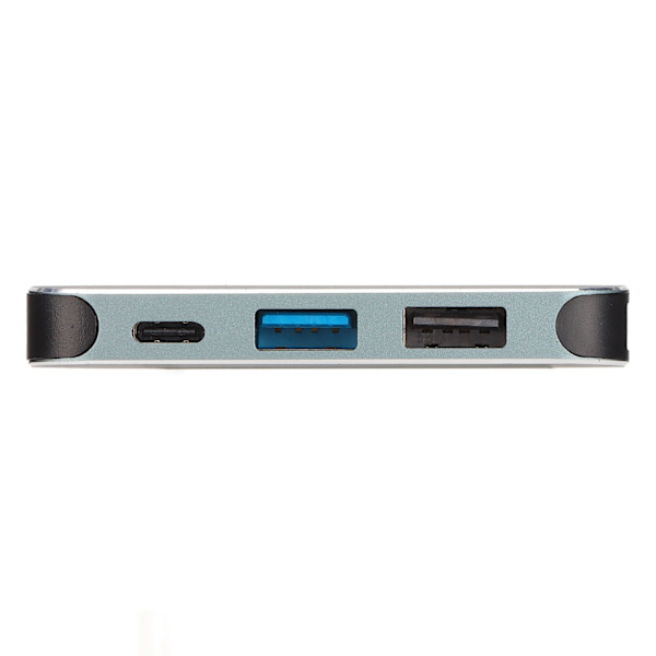 Tyyppi C -keskitin PD-latausportti 5-in-1 Hot Plug -toiminto Hopea alumiiniseos USB C -keskitin moniporttisovitin tablettia varten