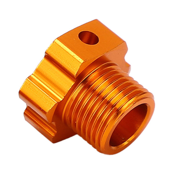 4PCS RC Hex Koppling Aluminiumlegering Orange Hög Hållfasthet RC Hex Kombiner för ZD Racing 1/7 MX 07