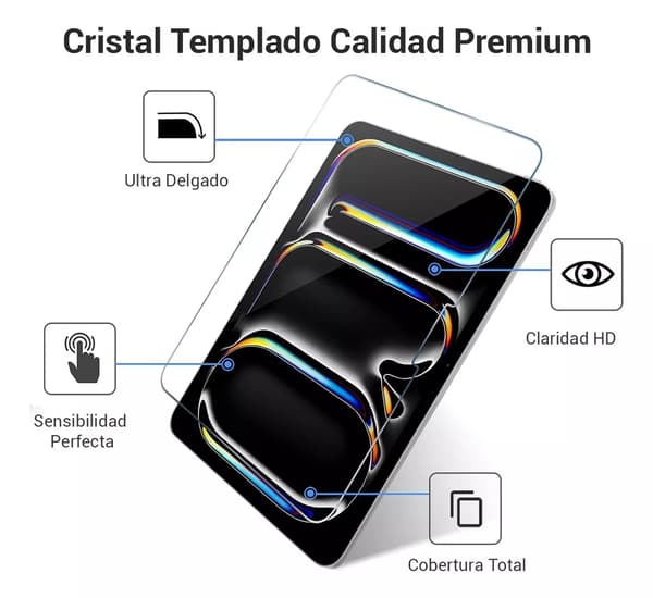 2 Mica Cristal För Samsung Galaxy Tab A9+ Plus 11 Tum