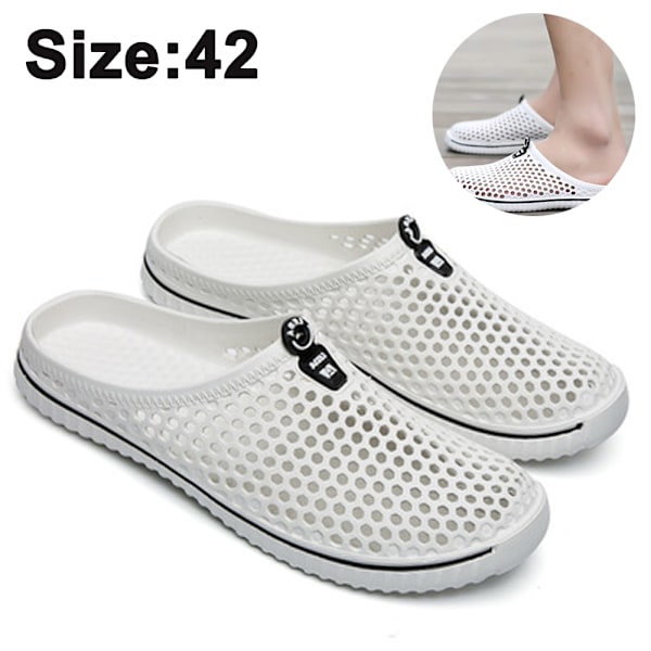 Slippers Breathable Mesh Mules Leisure Shoes Non-Slip