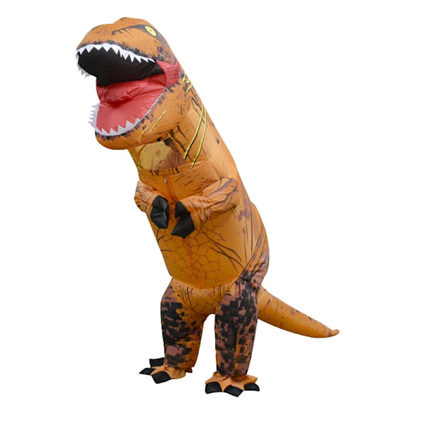 Halloween T-Rex Dinosaur Oppblåsbart Kostyme Barnefest Morsomme Utendørs Spill Foto Tegneserie Dyre Dukke