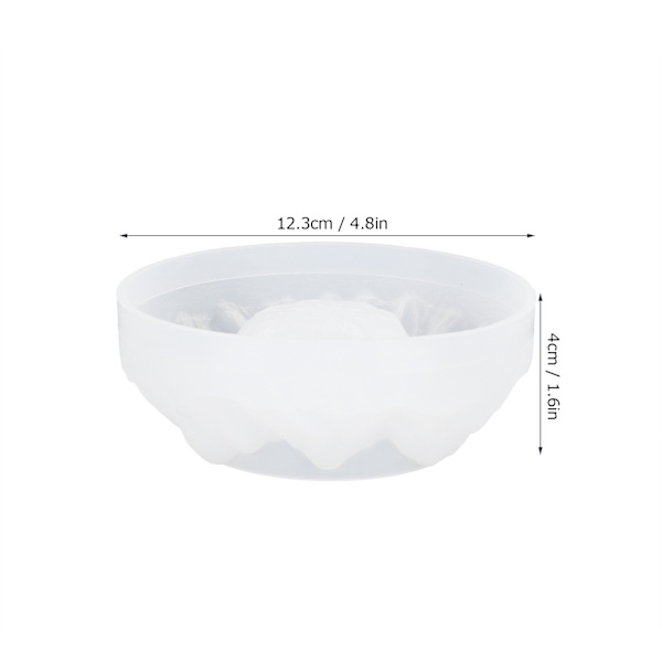 DIY Krystal Epoxy Form Askebæger Silikoneform til Bjerglandskab Hjemmebordsornamenter 60‑568 S