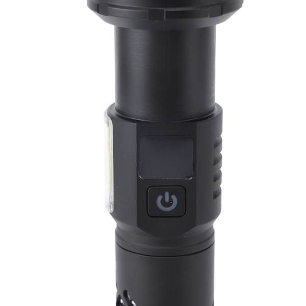 Uppladdningsbar ficklampa 40000LM Hög Ljusstyrka 3000M Räckvidd Zoombar Super Stark Ficklampa Power Bank för Nödsituationer Camping