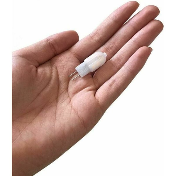 Kompakta LED-lampor, Klar Ljus Varmvit 2W Bi-Pin Sockel För Inomhus- Och Utomhusarmaturer (10-pack)