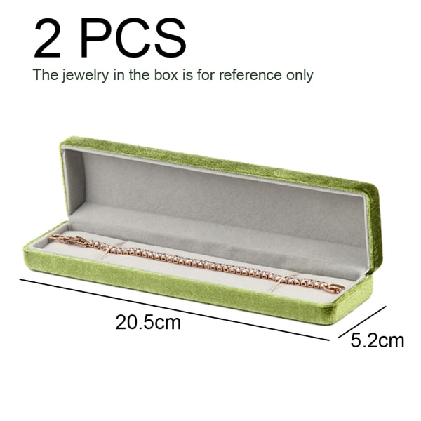 Bracelet Necklace Storage Box Gift Case for Chain Jewelry