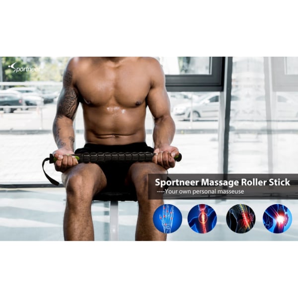 Massasjerullemuskelrulle, kroppsmassasjestav, ryggmassasjeapparat brukt for idrettsutøvere for å bekjempe smerte, kramper og spenninger og lindre kramper