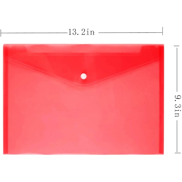 Dokumentmappe A4 PP - 12 stk., transparent, vandafvisende