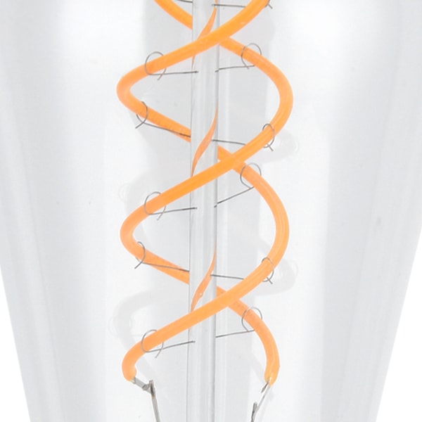 ST64 Pære Dobbelt Spiral E27 4W 110V Dæmpbar Pære til Soveværelse Cafe Varm Lys