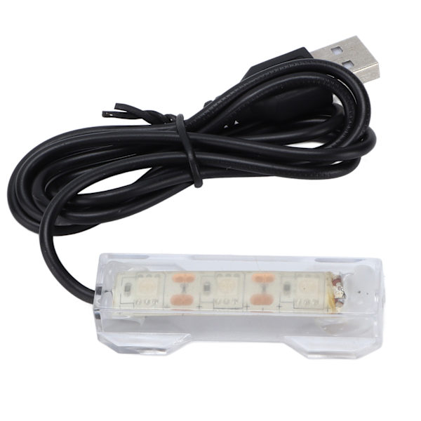 Akvarie Lys USB Opladning Plast Fiskeskål LED Lys til Vandplanter LandskabBlå