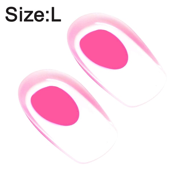 Silicone Gel Heel Cups - Shoe Inserts for Plantar Fasciitis, Ach