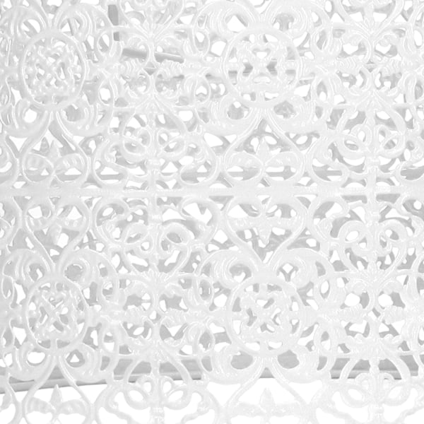 Lamp skärm ihålig metall lampskärm E27 E14 universell användning bra värmeavledning utsökt lampskärm vit