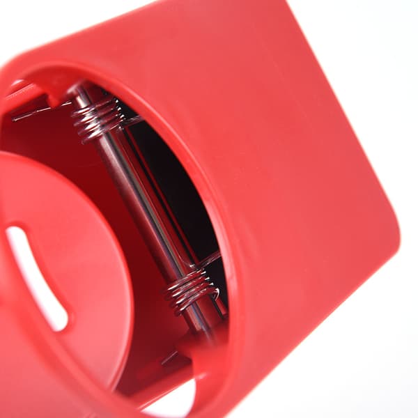 Rød drikkeholderklips for bordbegerholder i plast