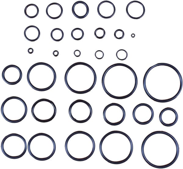 Gummi O-ring sæt - 419 stk. - 3-50mm O-ring sortiment - O-ringe - O-ring sæt