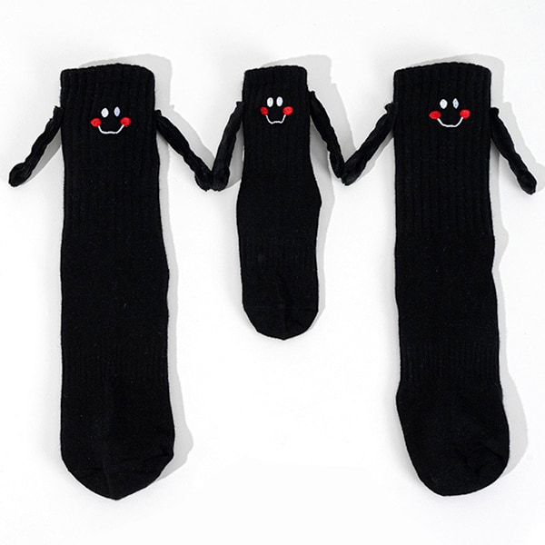 Matching Hands Holding Socks,Funny Magnetic Mid-Tube Socks